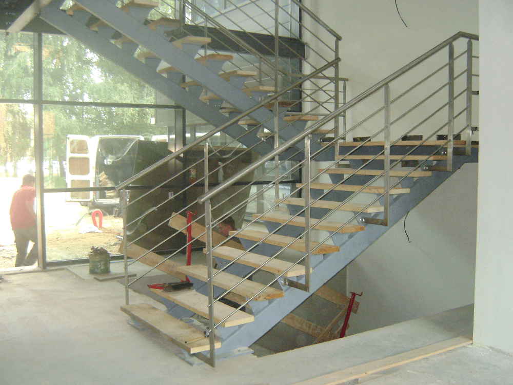 Escalier 2 4 Tournant Avec Palier