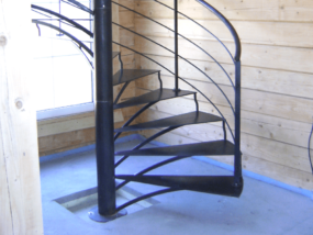Illustration Escalier Hélicoïdale